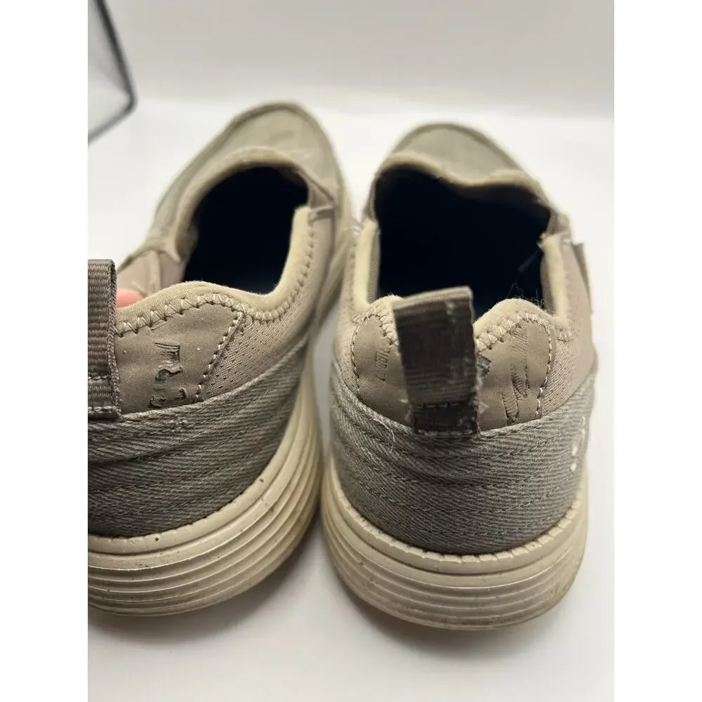 Skechers Mens Status Delton Loafers Size 9 Beige